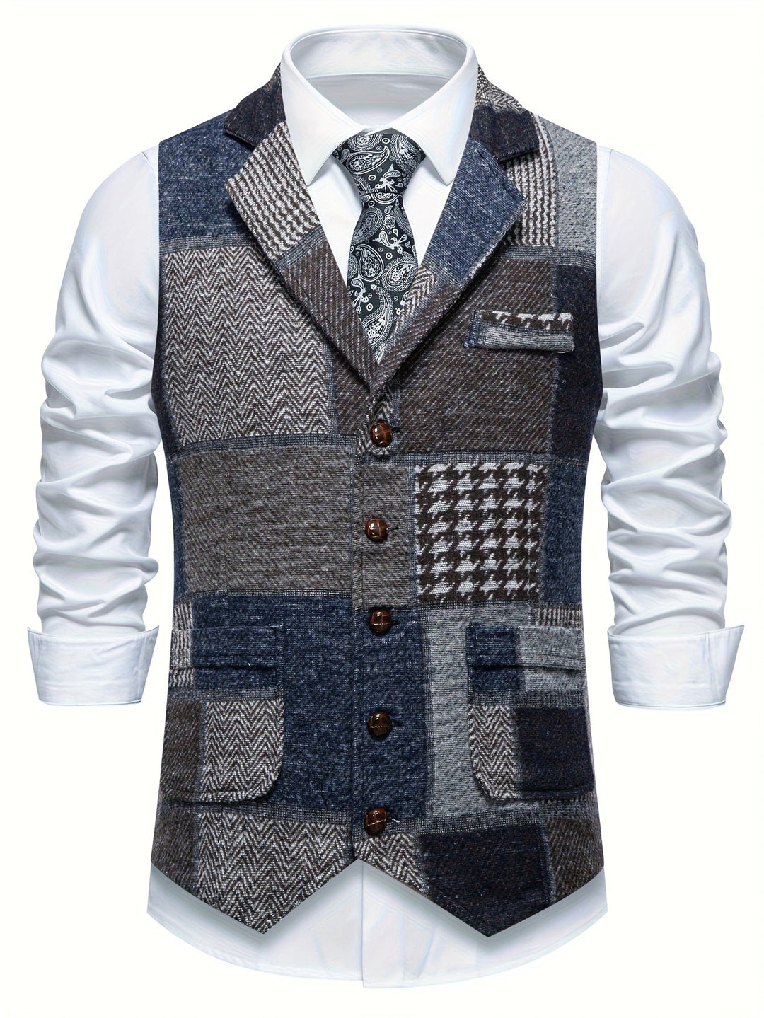 Ellis - Gilet a spina di pesce