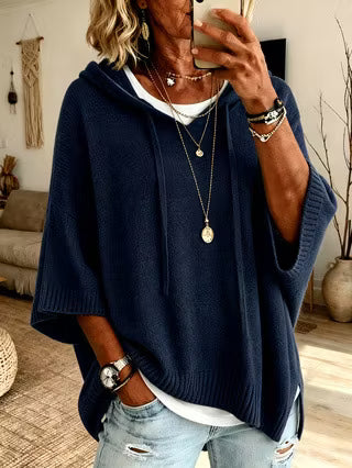 Zoralisse - Maglione con cappuccio oversize e confortevole