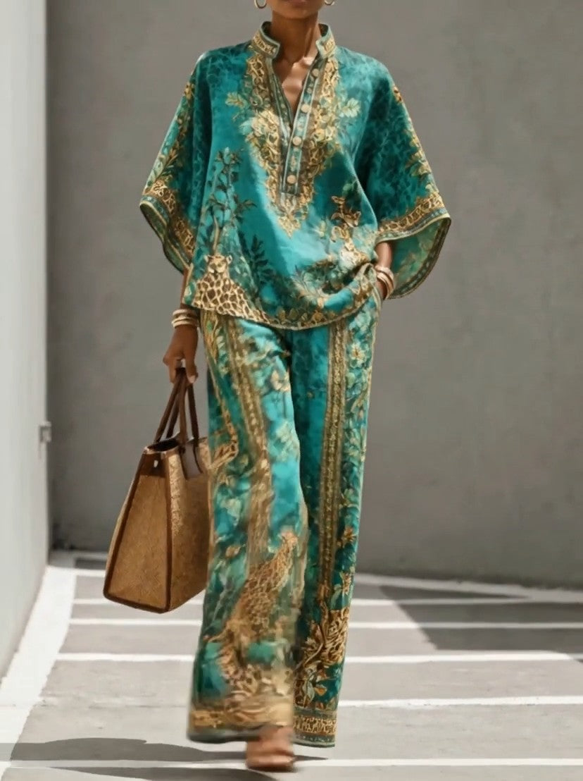 Zara - Coordinato rilassato in lino