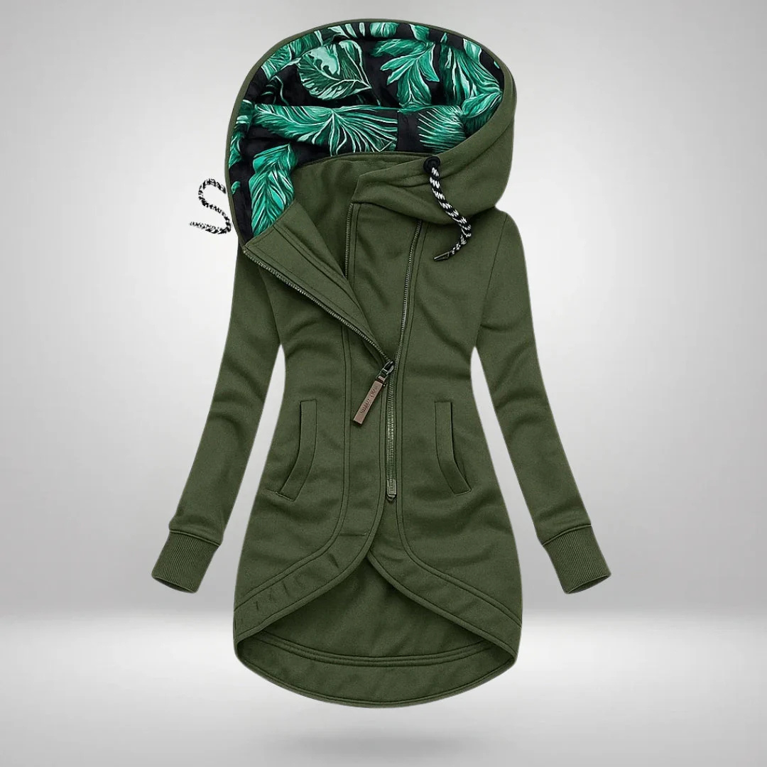 Effie - Cappotto con cappuccio resistente agli agenti atmosferici