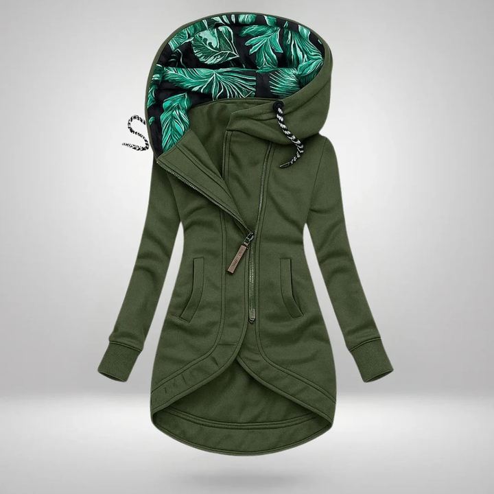 Effie - Cappotto con cappuccio resistente agli agenti atmosferici