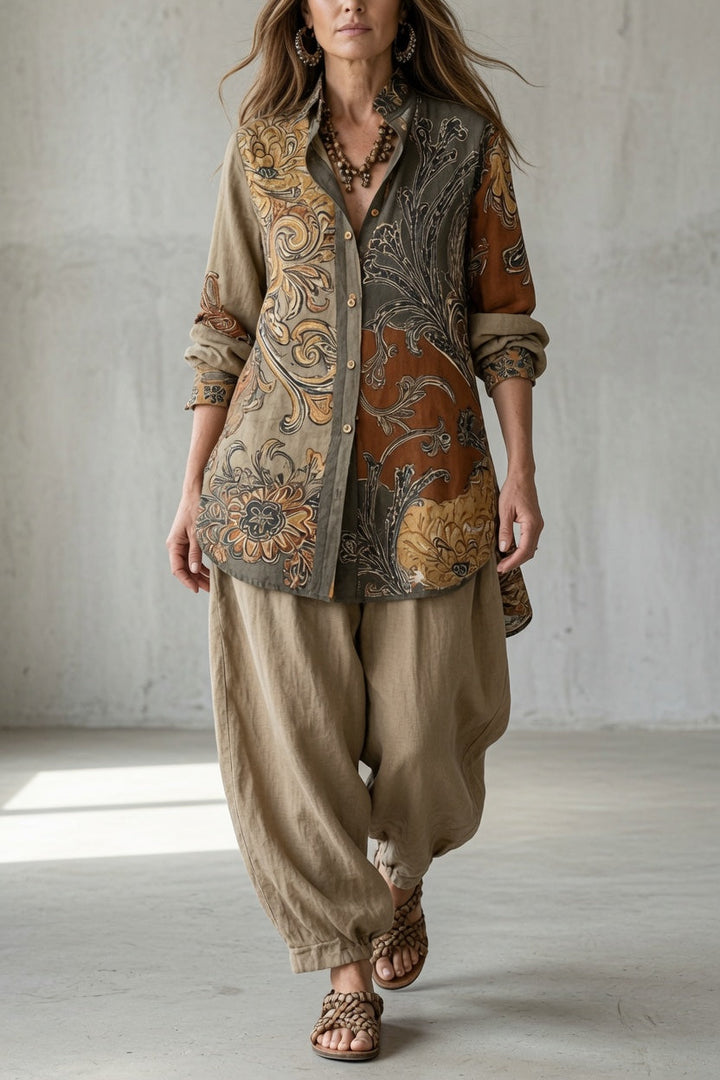 Virellise - Coordinato camicia e pantaloni traspirante