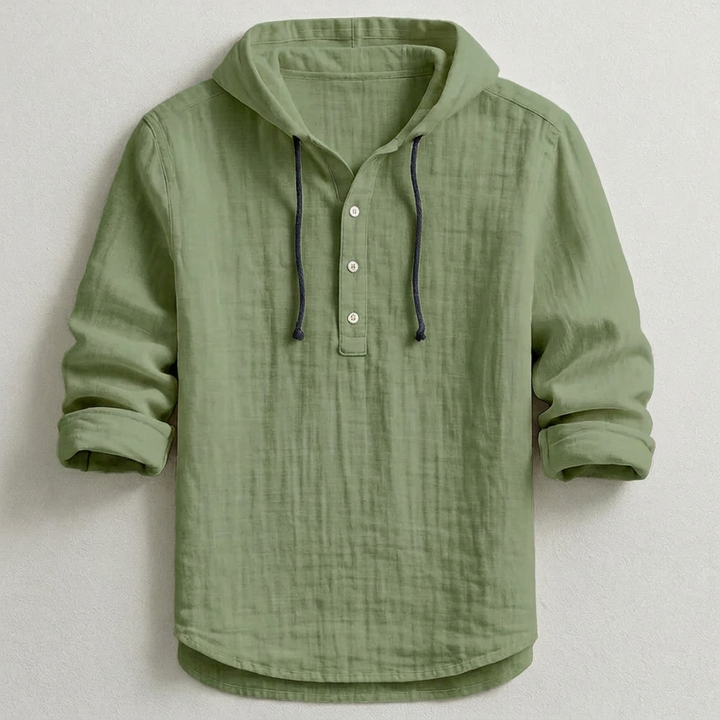 Daelor - Camicia con cappuccio morbida al tatto