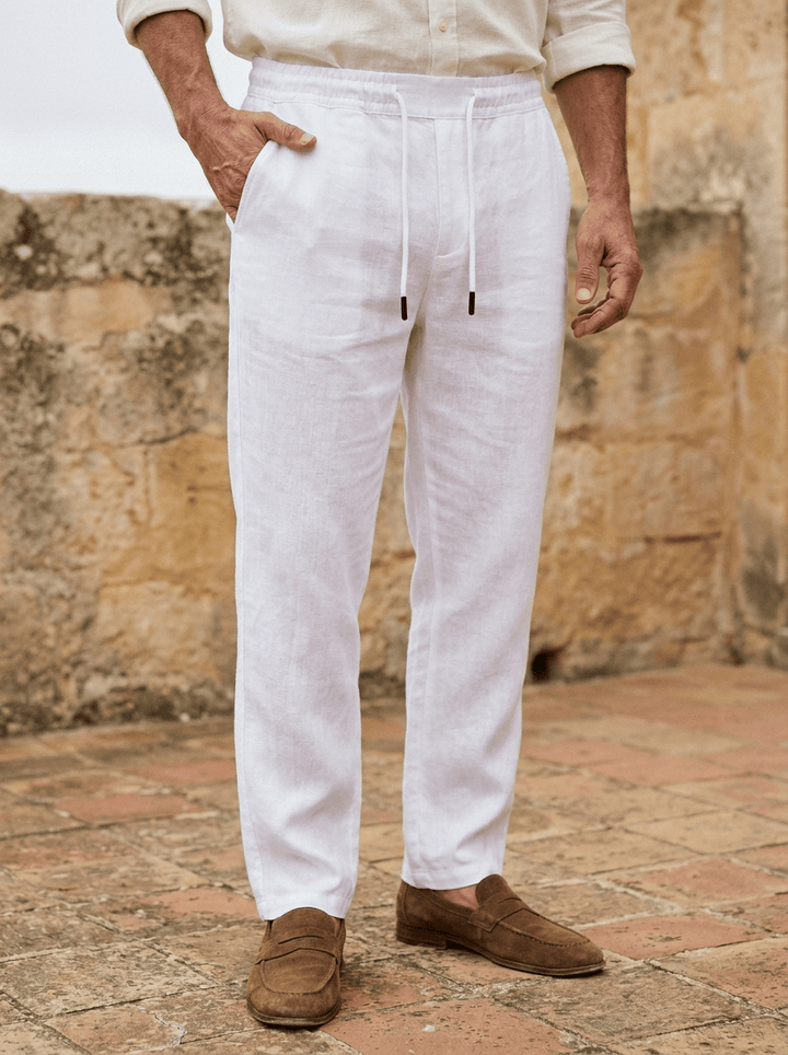 Oakmere - Pantaloni di lino leggeri