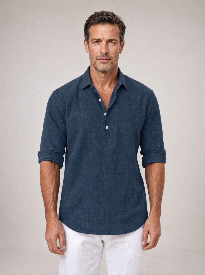 Gresham - Camicia estiva testurizzata