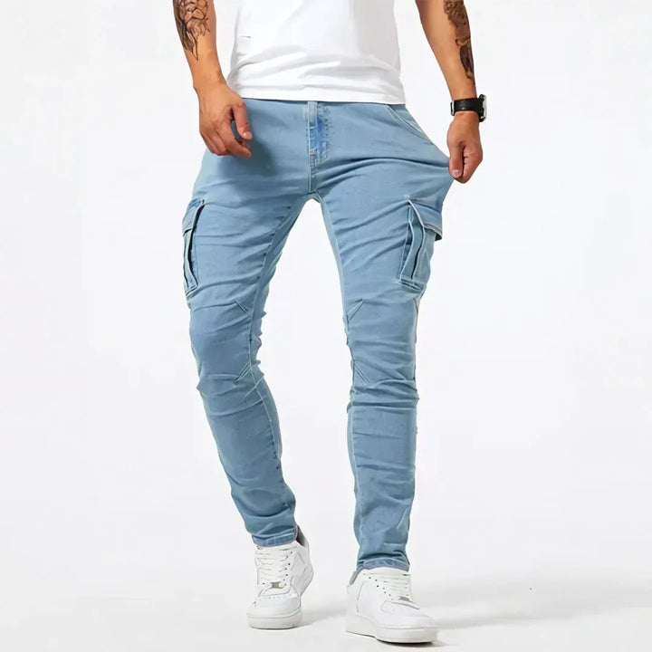Uriah - Jeans cargo stretch performante