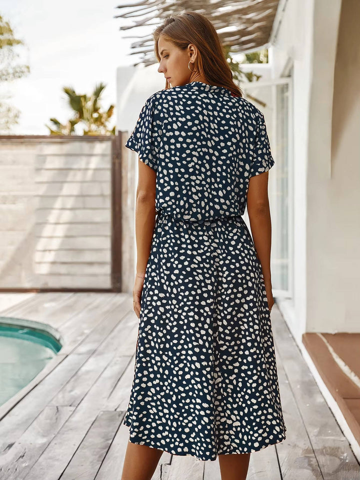 Novella - Abito midi casual con bottoni