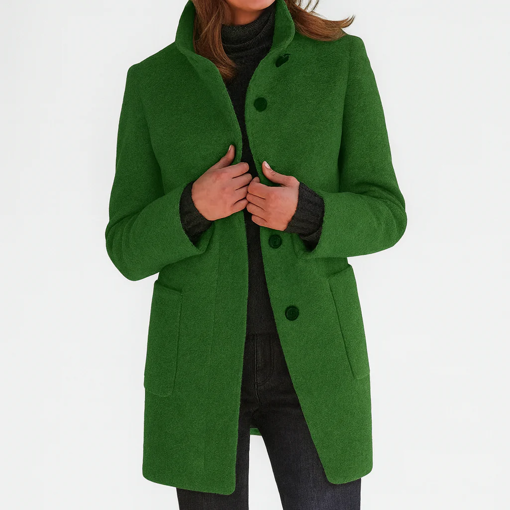Elanique - Cappotto sartoriale morbido al tatto