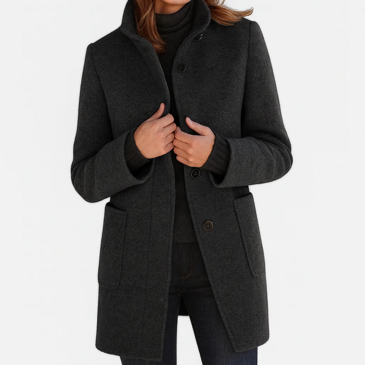 Elanique - Cappotto sartoriale morbido al tatto