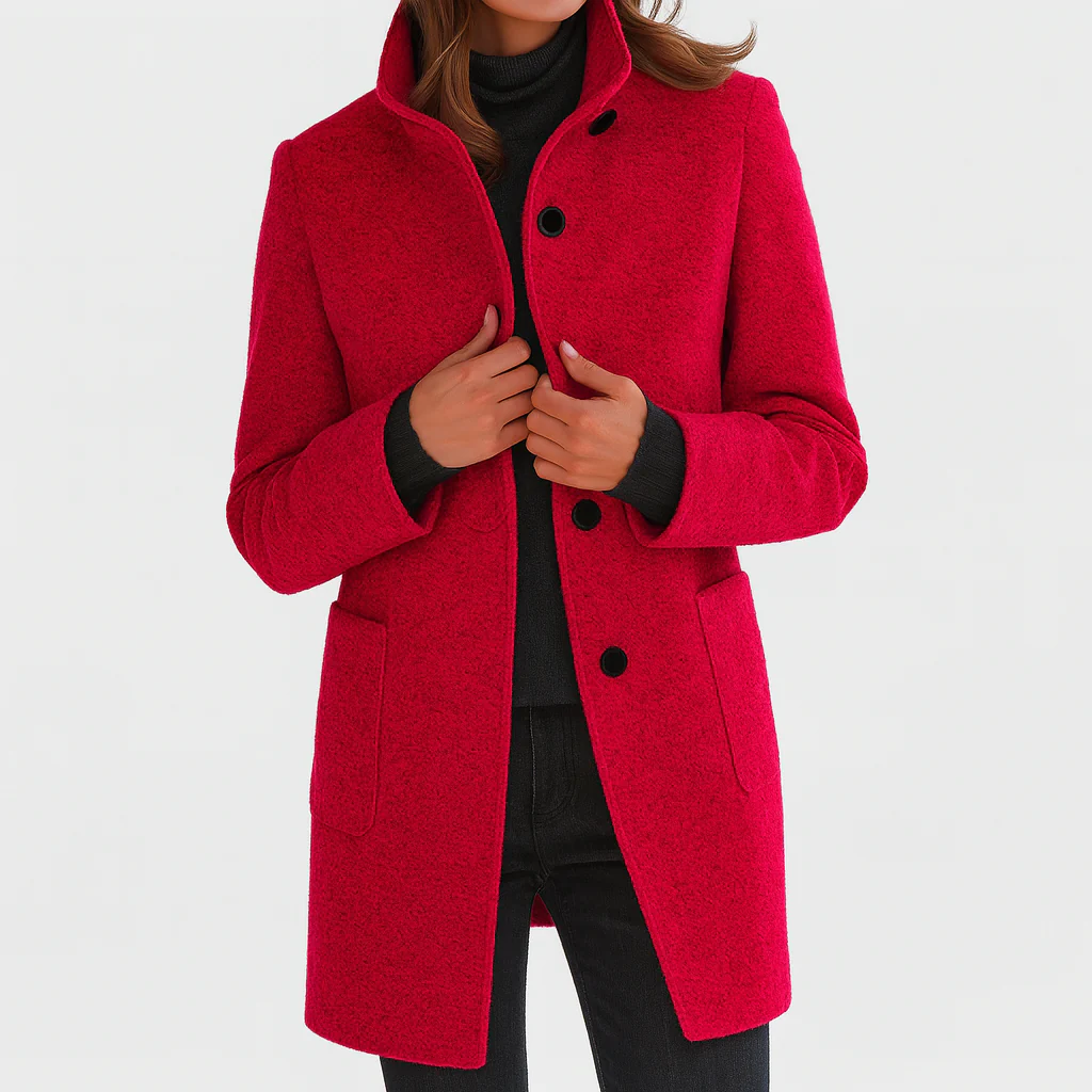 Elanique - Cappotto sartoriale morbido al tatto