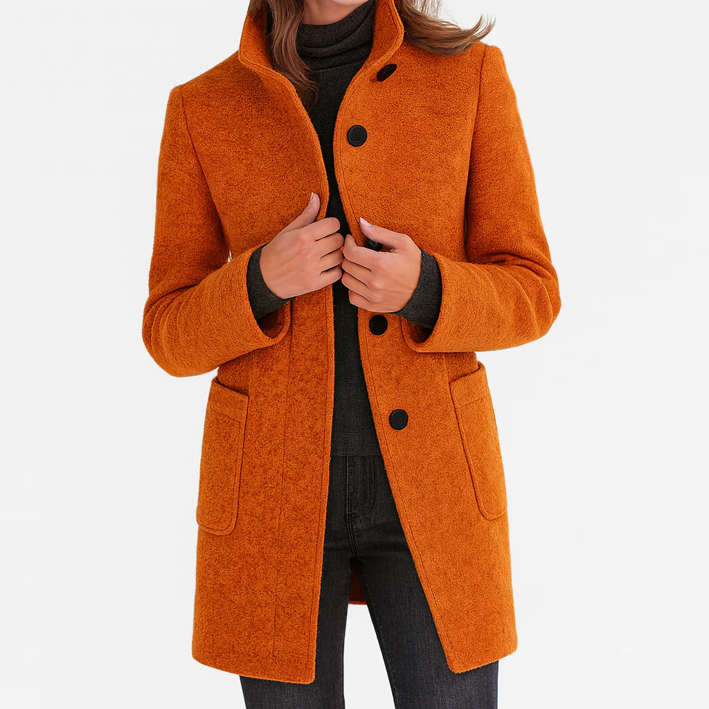 Elanique - Cappotto sartoriale morbido al tatto