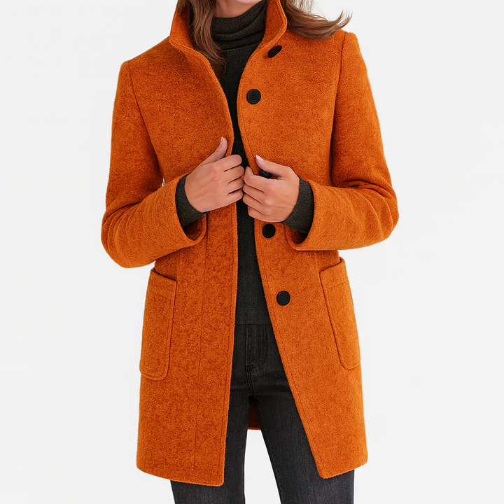 Elanique - Cappotto sartoriale morbido al tatto