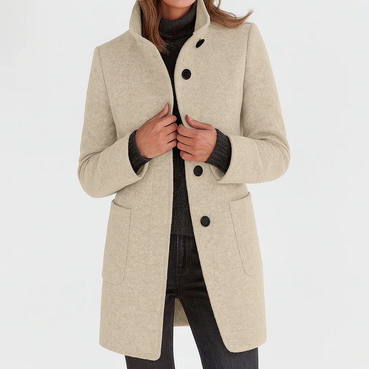 Elanique - Cappotto sartoriale morbido al tatto