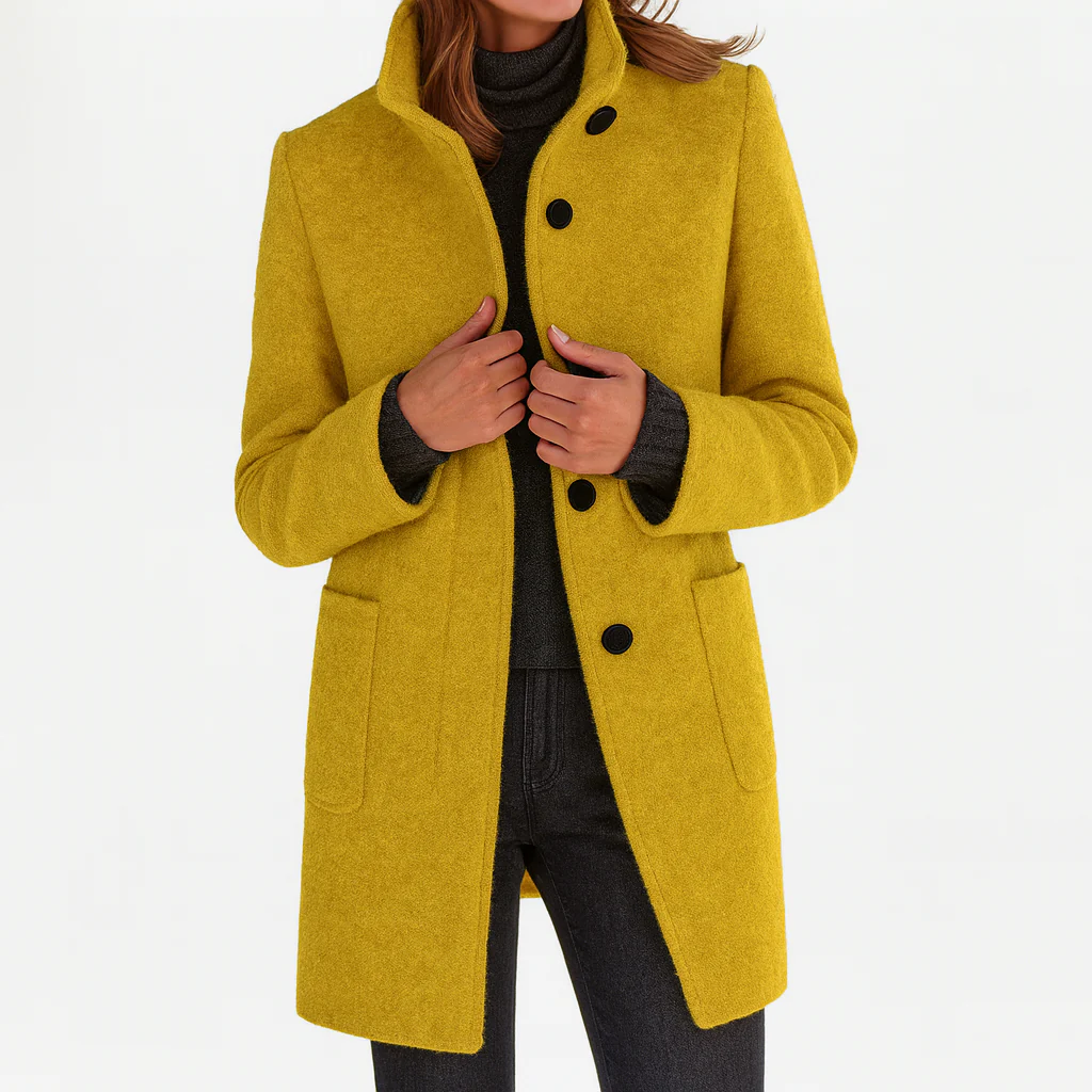 Elanique - Cappotto sartoriale morbido al tatto