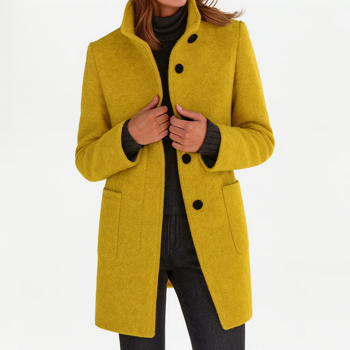 Elanique - Cappotto sartoriale morbido al tatto