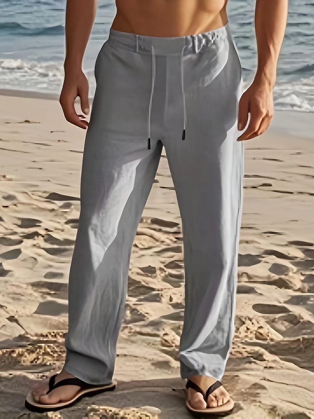 Oakmere - Pantaloni di lino leggeri