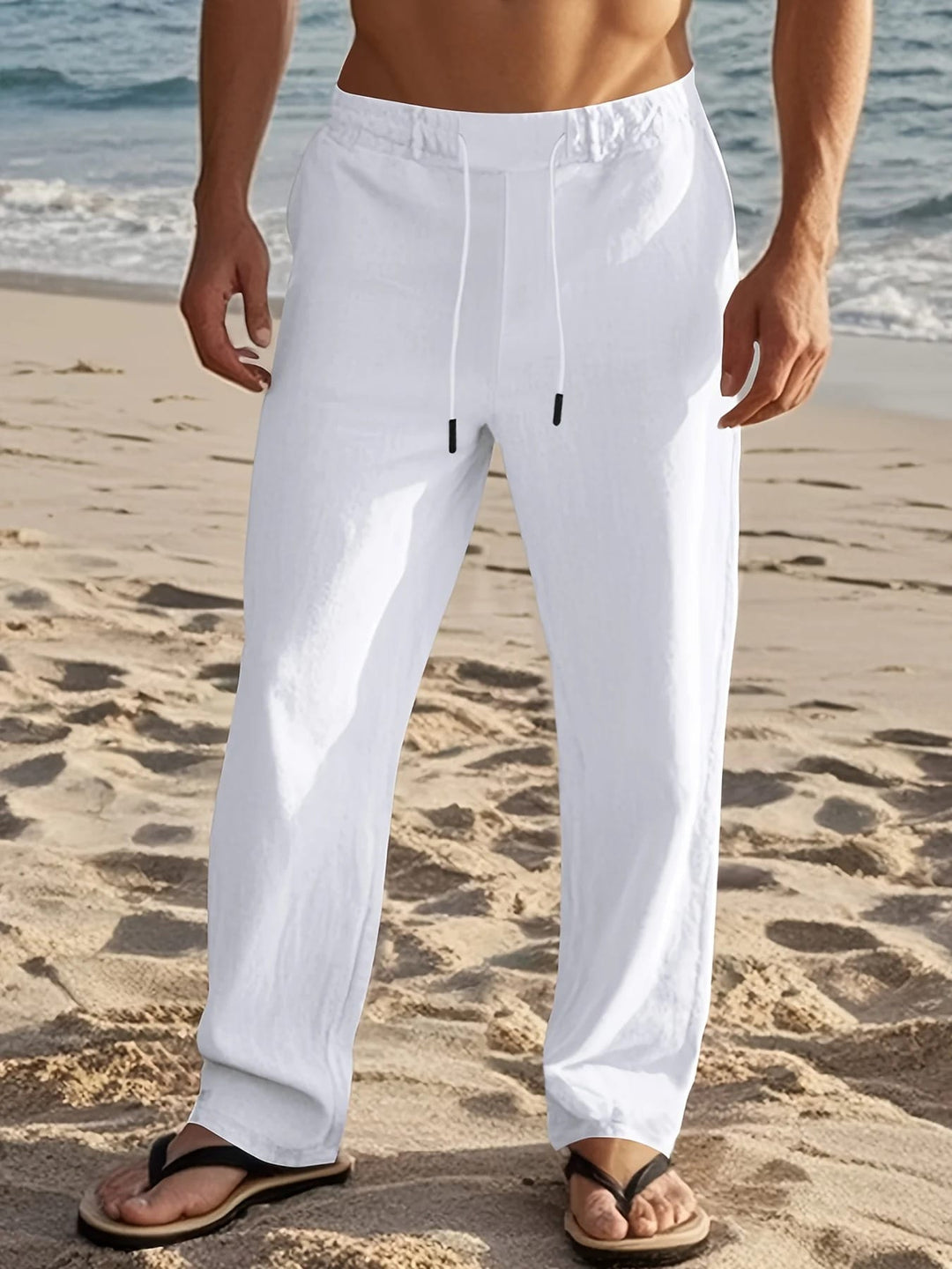 Oakmere - Pantaloni di lino leggeri