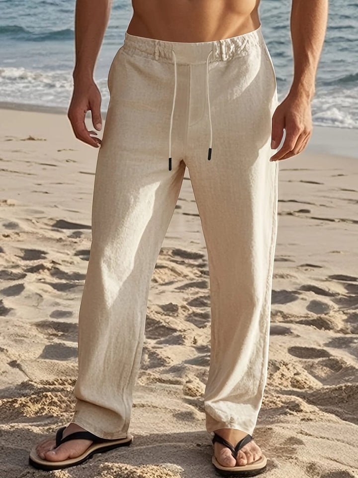 Oakmere - Pantaloni di lino leggeri