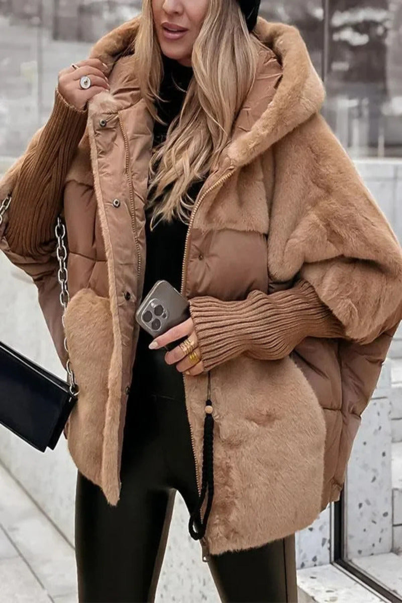 Audra - Giacca invernale imbottita con cappuccio