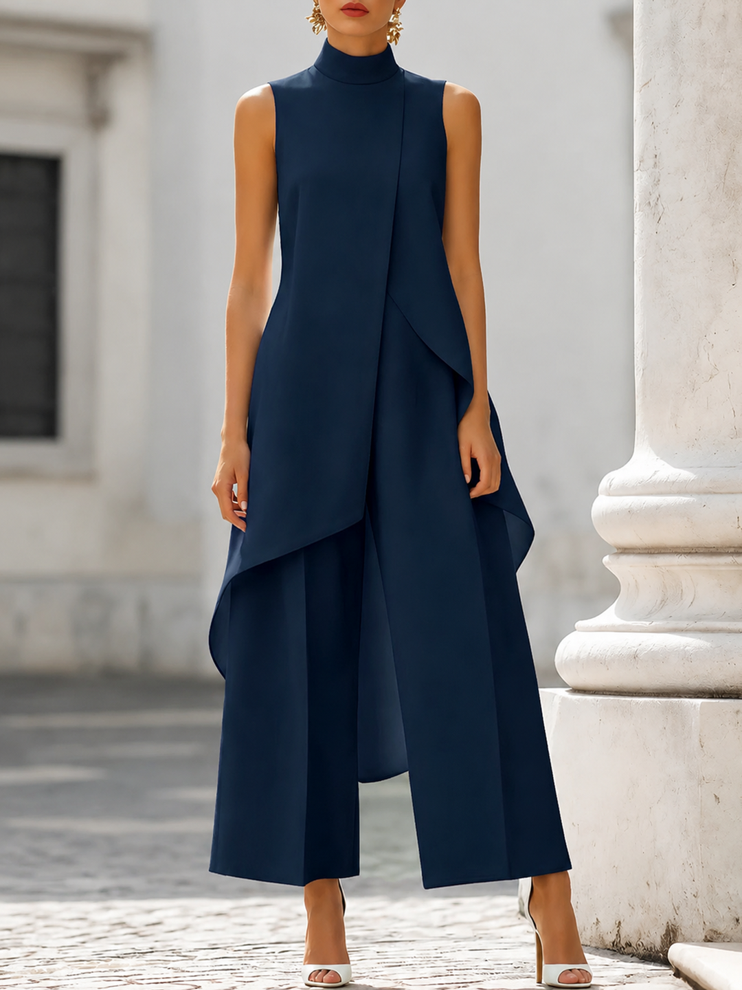Carina - Completo con pantaloni a gamba larga strutturati