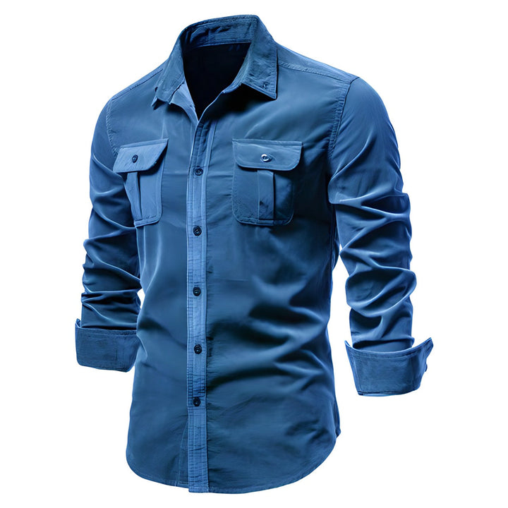 Derwyn - Camicia casual morbida al tatto