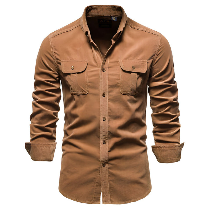 Derwyn - Camicia casual morbida al tatto