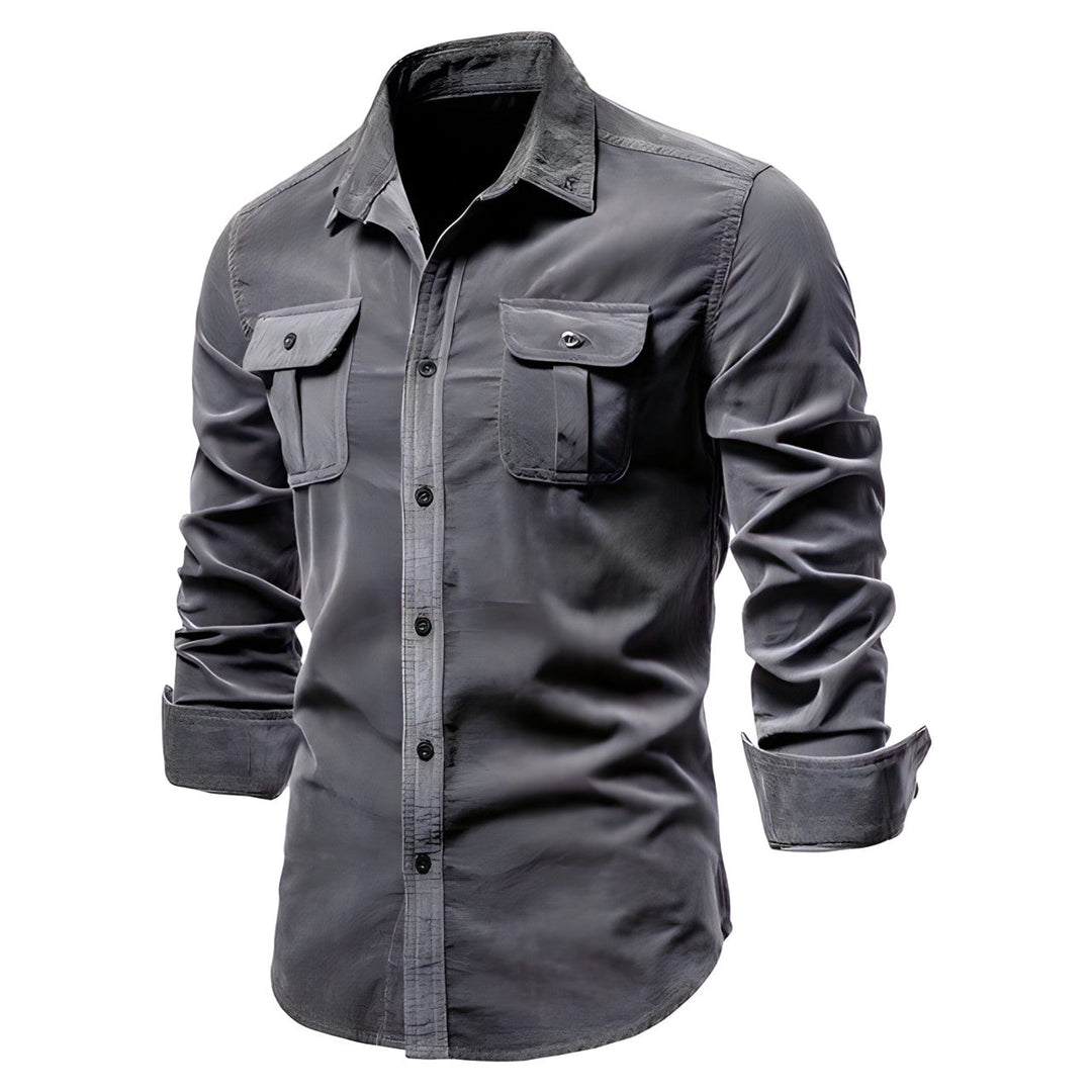 Derwyn - Camicia casual morbida al tatto