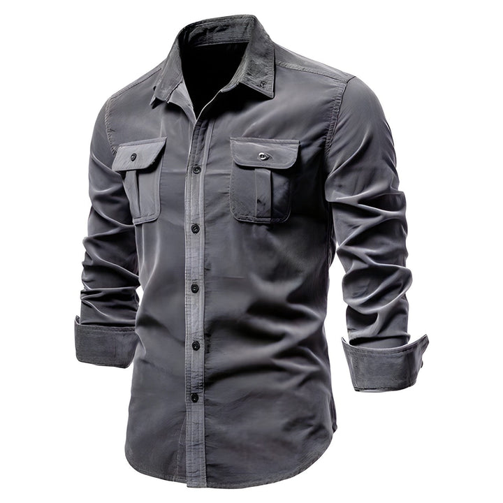Derwyn - Camicia casual morbida al tatto