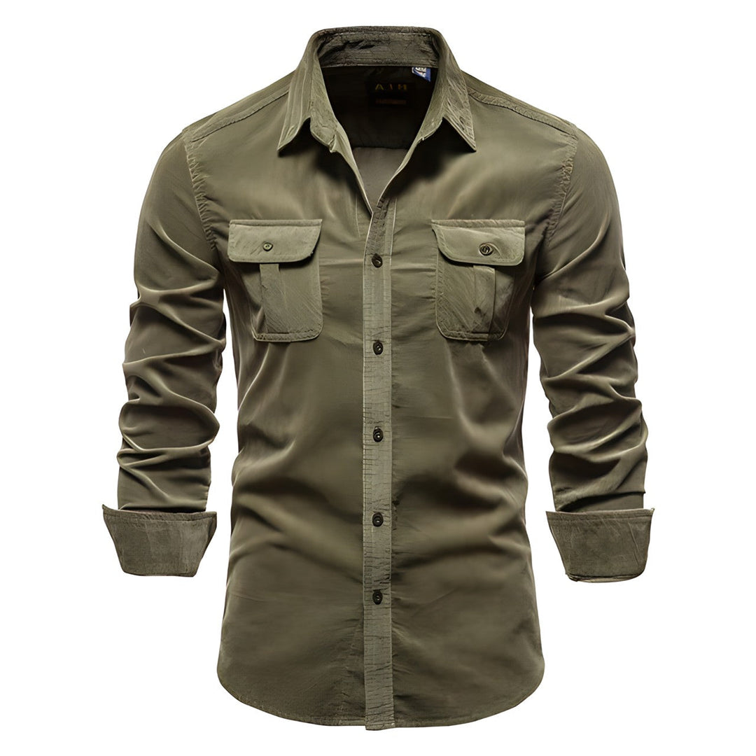 Derwyn - Camicia casual morbida al tatto