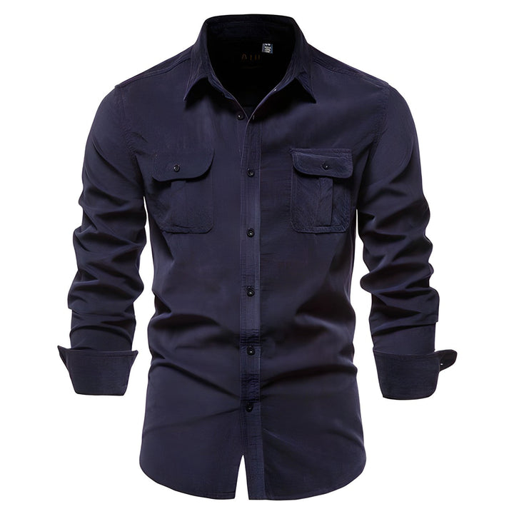 Derwyn - Camicia casual morbida al tatto