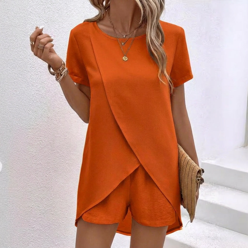 Arabesca - Coordinato loungewear asimmetrico a strati