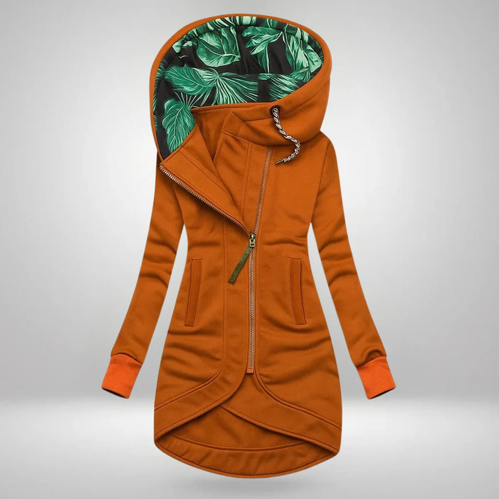 Effie - Cappotto con cappuccio resistente agli agenti atmosferici