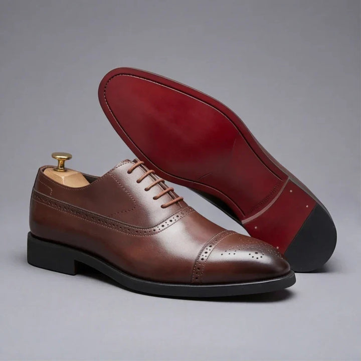 Arvid - Scarpe Oxford premium a punta squadrata
