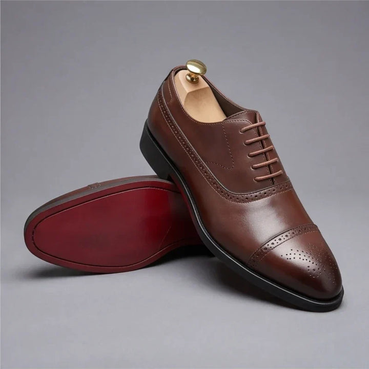 Arvid - Scarpe Oxford premium a punta squadrata