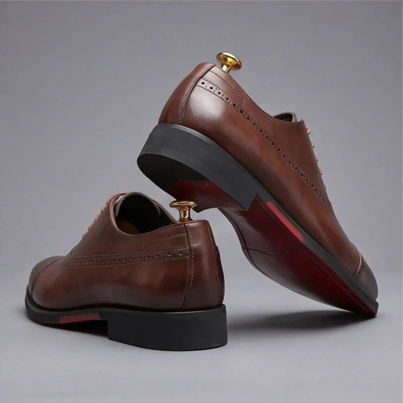 Arvid - Scarpe Oxford premium a punta squadrata