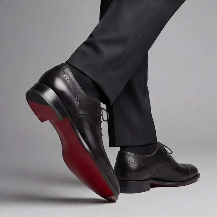 Arvid - Scarpe Oxford premium a punta squadrata