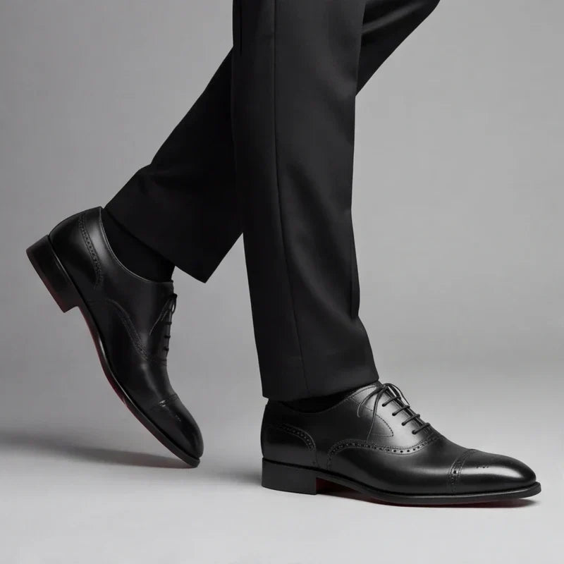 Arvid - Scarpe Oxford premium a punta squadrata