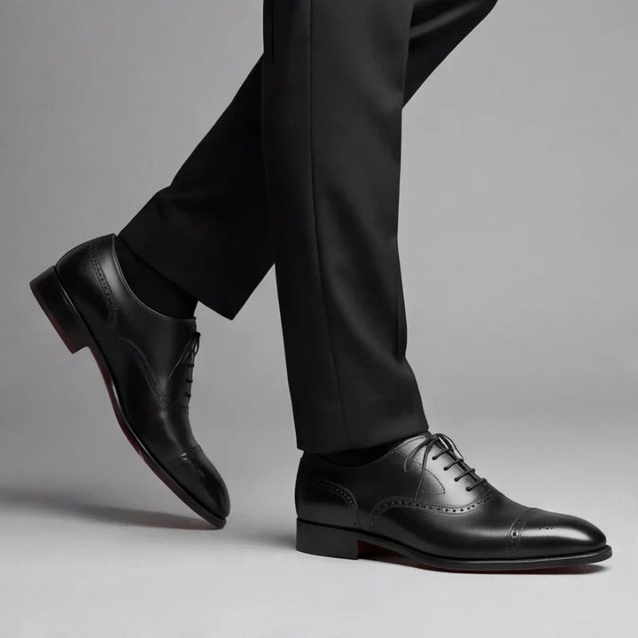 Arvid - Scarpe Oxford premium a punta squadrata