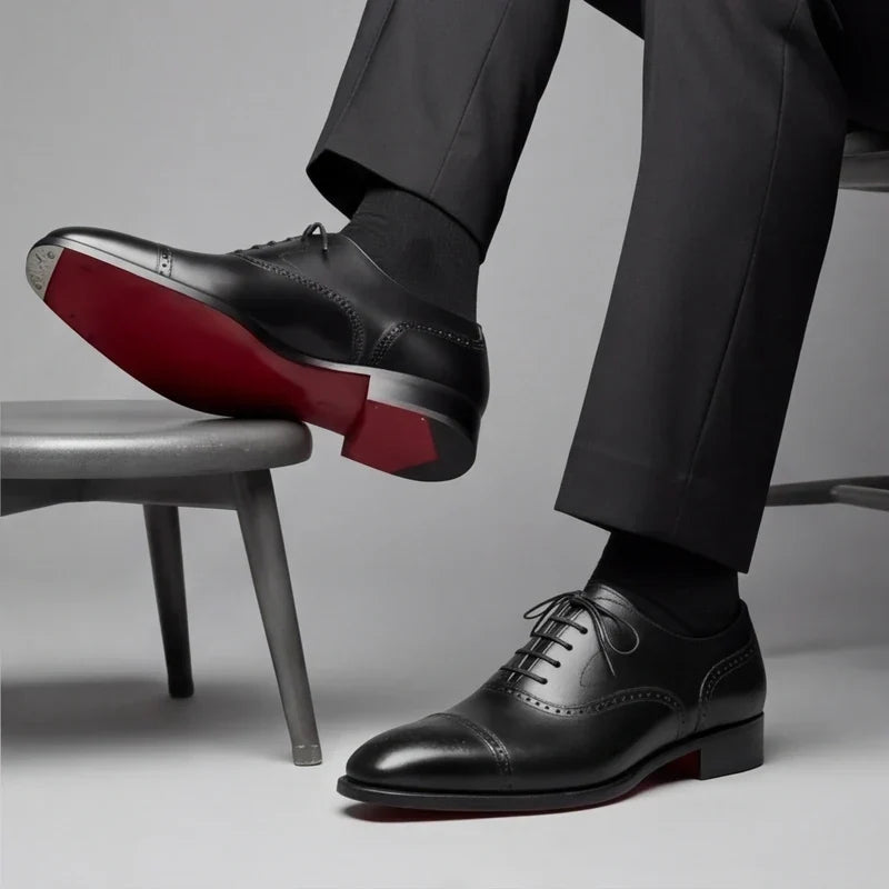 Arvid - Scarpe Oxford premium a punta squadrata