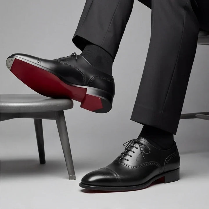 Arvid - Scarpe Oxford premium a punta squadrata