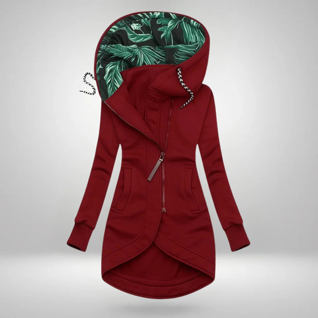 Effie - Cappotto con cappuccio resistente agli agenti atmosferici