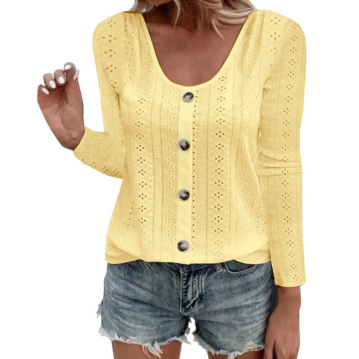 Aelwen - Blusa a girocollo dal tocco morbido