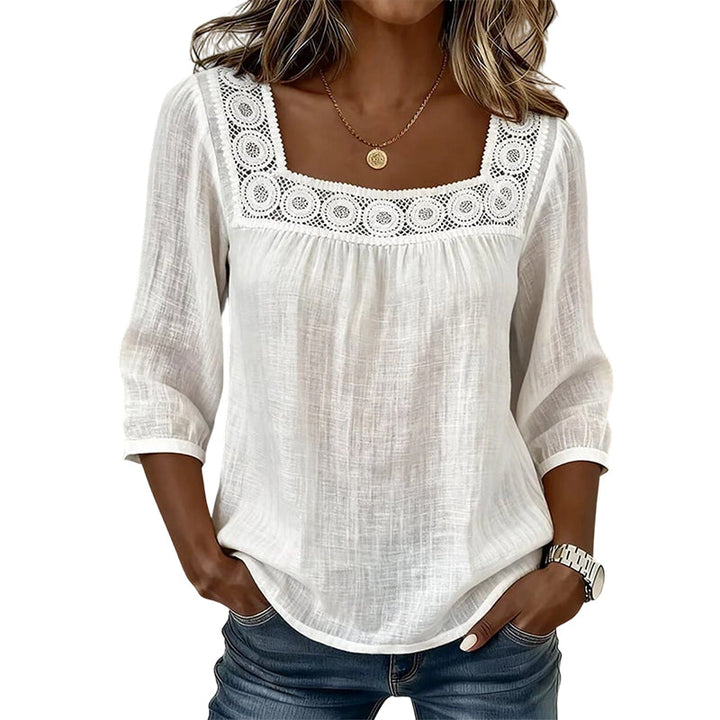Sadie - Blusa in lino leggero