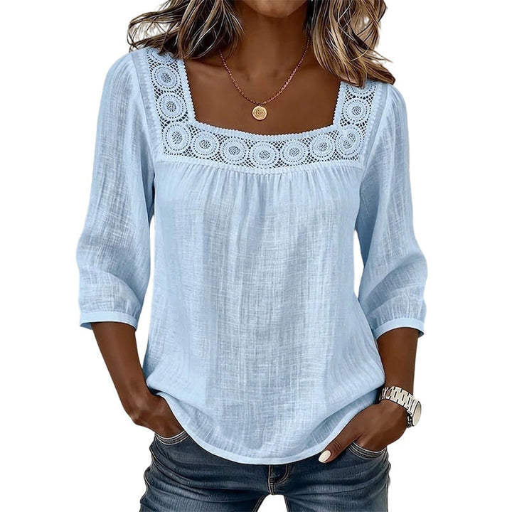 Sadie - Blusa in lino leggero